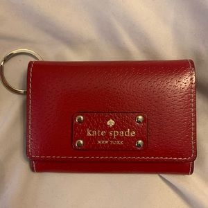 Red Kate Spade Cardholder